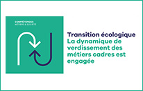 Transition écologique, la dynamique de verdissement des métiers cadres est engagée